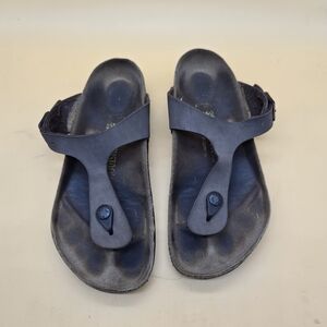 BIRKENSTOCK GIZEH Habana Leather Cork Bottom Toe Thong Euro 38 US 7-7.5